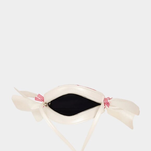 Betsey Johnson Starlight Starbright White Frost Peppermint Candy Crossbody Bag - Picture 9 of 16